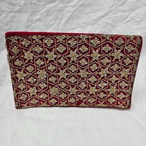 Vintage Embroidered Clutch